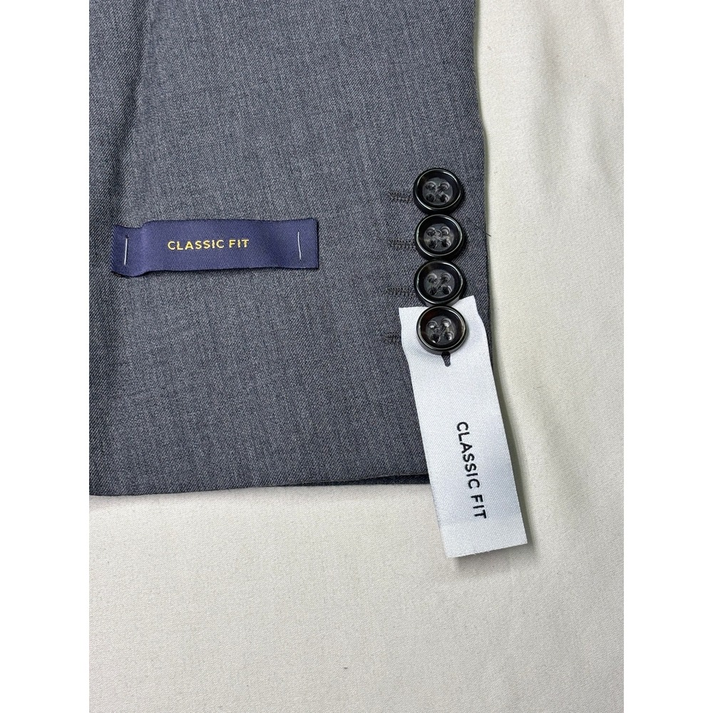 NWT Stafford Mens Medium Wool Classic Fit Suit Separate Blazer Jacket 44 Short - Picture 3 of 16
